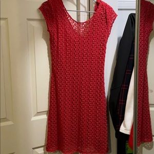 Free People Red Dress